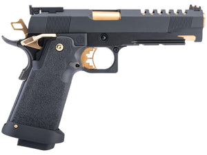 AW Custom Gold Match HX27 Hi-CAPA Gas Blowback Airsoft Pistol (Model: 5.1)
