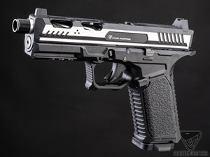 EMG Strike Industries ARK Airsoft CO2 Gas Blowback Pistol w/ STRIKE Frame (Model: Standard / Black)