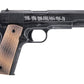 AW Custom Full Metal Custom "Molon Labe" Weathered 1911A1 Airsoft Gas Blowback Pistol (Desert Grip)