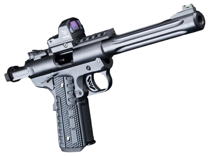 WE-Tech Galaxy 1911 Gas Blowback Airsoft Pistol (Black Slide / Black Frame / Premium Long Barrel)