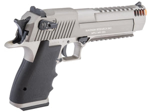 Cybergun Magnum Research Licensed Desert Eagle L6 Semi Auto CO2 Gas Blowback Airsoft Pistol by KWC (Color: Stainless Cutlass)