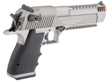 Cybergun Magnum Research Licensed Desert Eagle L6 Semi Auto CO2 Gas Blowback Airsoft Pistol by KWC (Color: Stainless Cutlass)
