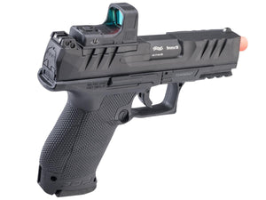 Elite Force Walther Licensed PDP Compact Optics Ready CO2 Powered Non-Blowback Airsoft Pistol w/ RDS8 Compact Dot Sight