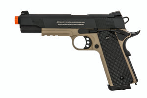 TX Armory 1911 .45 ACP Blowback Co2 Airsoft Pistol - Tan