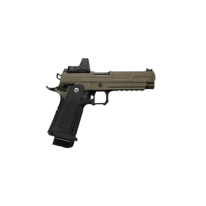ARCTURUS Vanguard 5" Hi-Capa GBB Pistol w/Optics Ready Slide & ARS-1 Red Dot Combo