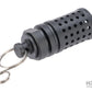 Matrix 14mm Negative Rifle Flash Hider + Keychain Dangler Set (Type: Hive / Black / 14mm Negative)