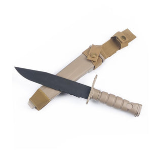 M10 Bayonet Plastic Knife With Scabbard