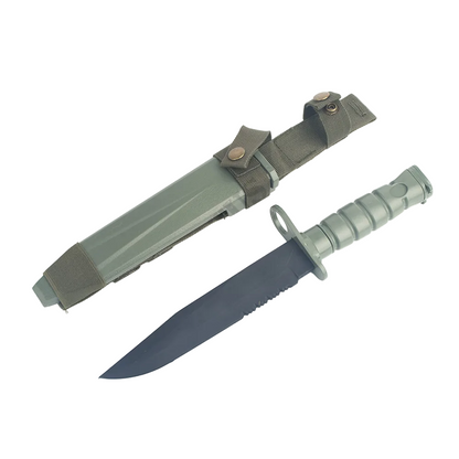 M10 Bayonet Plastic Knife With Scabbard