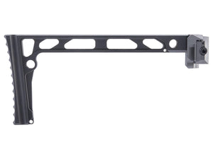 5KU Skeletonized Folding Stock for Picatinny Rail Mounts (Model: Flat Frame / Fixed Buttplate)