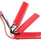 11.1v Li-Po 1100mAh Battery Tri-Panel - Deans