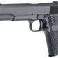 Matrix x Golden Eagle Full Metal M1911A1 Gas Blowback Airsoft Pistol (Black / Golf Ball Grips)