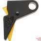 Angel Custom CNC Enhanced Flat Front Competition Style Trigger for KWA ATP Gas Blowback Airsoft Pistols (Black / Gold)