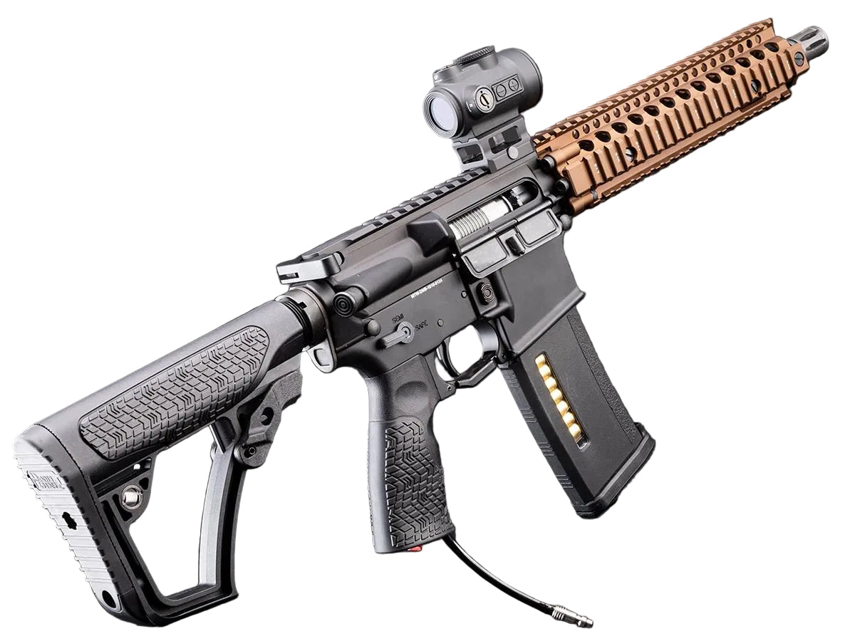 EMG Daniel Defense Licensed Special Edition MK18 MTW HPA Powered M4 Airsoft Rifle by Wolverine Airsoft (Model: Gen 2 MilSpec Brown)