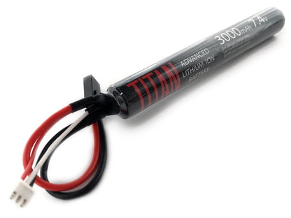 Titan Power 7.4v 3000mAh 16C Nunchuck Type Li-Ion Battery (Small Tamiya Connector)