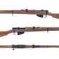 Double Bell Shell Ejecting Lee Enfield No.1 MK III Spring Powered Bolt Action Rifle w/ Real Wood Furniture