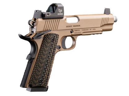EMG x Kimber Licensed Desert Warrior 1911 CO2 Gas Blowback Airsoft Pistol with G10 Grips