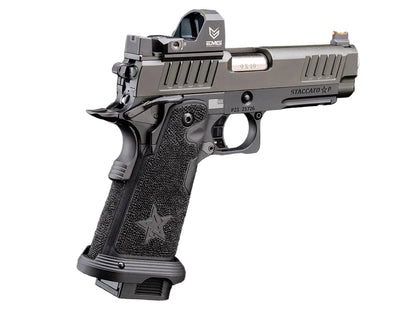 6mmProShop Staccato Licensed P 2011 Gas Blowback T8 Airsoft Pistol (Model: Green Gas / Gun Only)