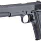Matrix x Golden Eagle Full Metal M1911A1 Gas Blowback Airsoft Pistol (Color: Black / Slim Textured Grips)