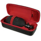 Empire Flo & Tank Zipper Case Black With Red Zipper