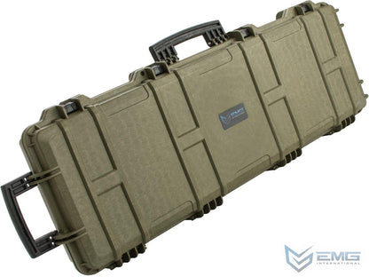 EMG Transporter Lockable 42" Hard Case w/ Low-Profile Wheels & Pluckable Inner Foam