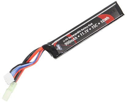 ASG 11.1V High Performance Stick Type LiPo Battery (900mAh / 15C / Small Tamiya) Low Profile