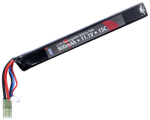ASG 11.1V High Performance Stick Type LiPo Battery (900mAh / 15C / Small Tamiya)