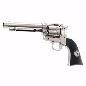 COLT PEACEMAKER REVOLVER SINGLE ACTION ARMY 45 .177 PELLET AIRGUN- NICKEL