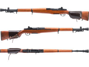 A&K Full Size M1D Garand Airsoft AEG Rifle w/ Real Wood Furniture & Flash Hider