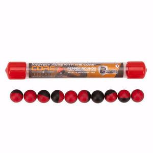 P2P CORE DEFENSE PEPPER (7% PAVA) ROUNDS-.50 CAL-RD/BLK-10CT
