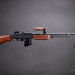BAR M1918 A2 Full Size Full Metal Airsoft AEG Rifle w/ Steel Bipod by Matrix (Furniture: Imitation Wood)