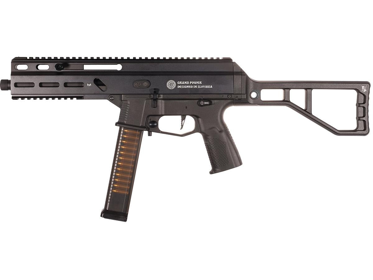 Delta Armory x Grand Power Stribog SP10A3 Airsoft AEG SMG w/ Eagle ETU and Brushless Motor (Model: Full Black / Alpha Upgraded)