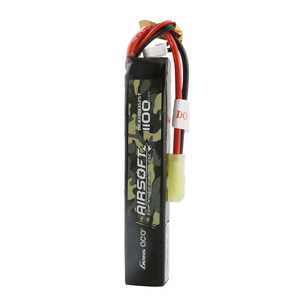 Gens ace 1100mAh 3S 25C 11.1V Airsoft Battery with Tamiya Plug