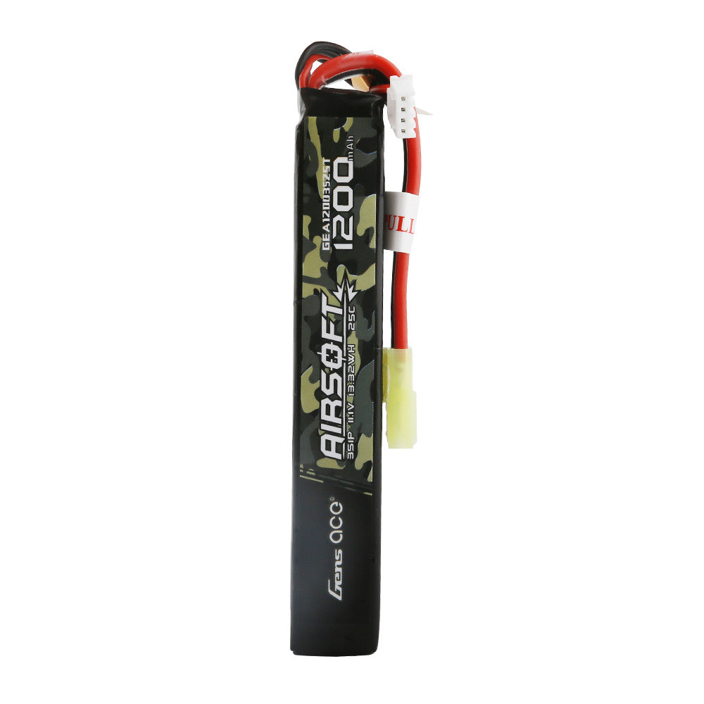Gens ace 1200mAh 3S 11.1V 25C Airsoft Gun Battery with Tamiya Plug