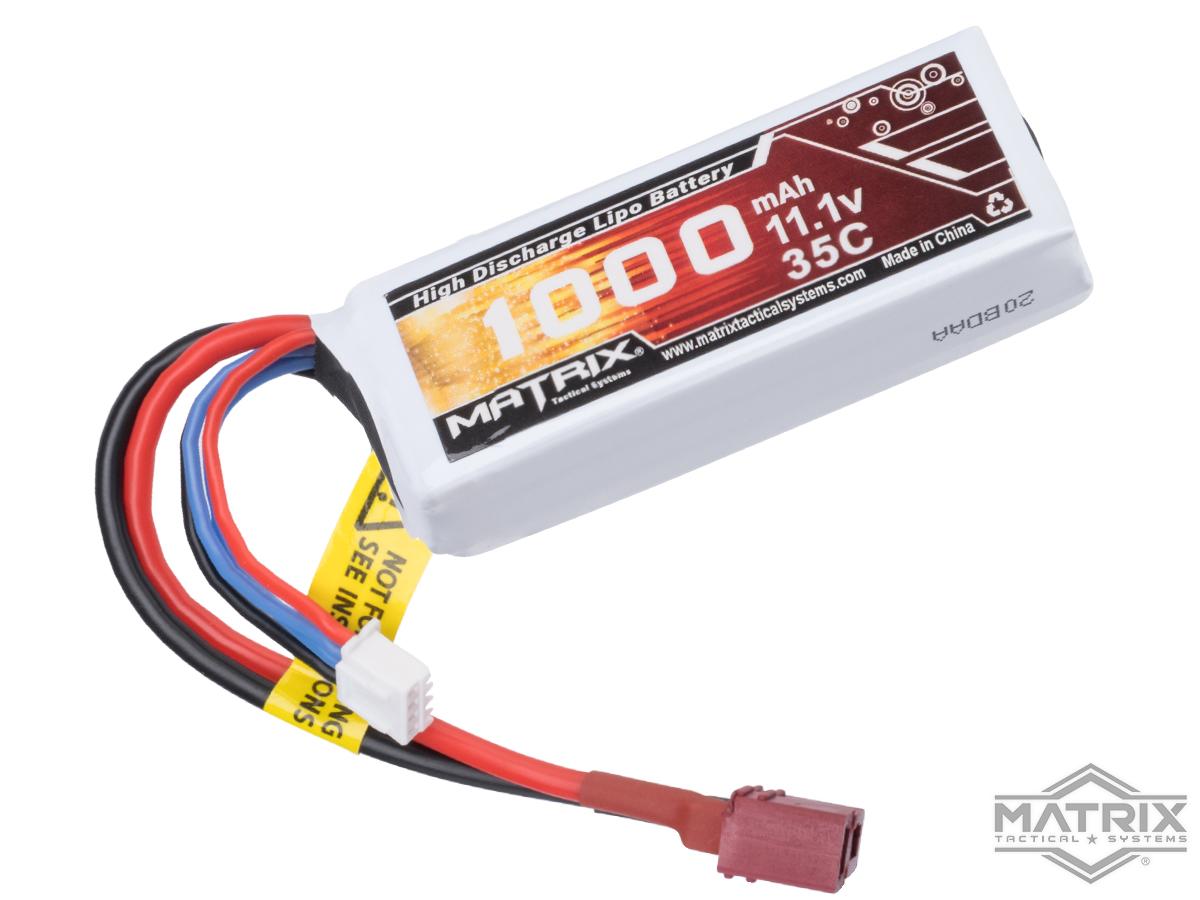 Matrix 11.1v 1000mAh 35C Stick Type LiPo Battery for EMG "Autobot" Electric Airsoft BB Loader