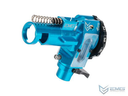 EMG / Maxx Model CNC Aluminum Hopup Chamber for M4 / M16 Series Airsoft AEG Rifles (Model: ME - PRO / EMG Blue)