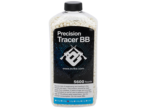 Evike.com Match Grade 6mm Airsoft Tracer BBs (Green Tracer / .25g / 5600 Rounds)