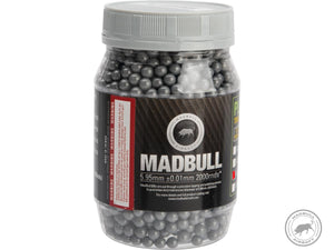 MadBull Ultimate Match Grade Heavy Weight 6mm Airsoft Sniper BB (Stainless Grey / 2000rd Bottle)