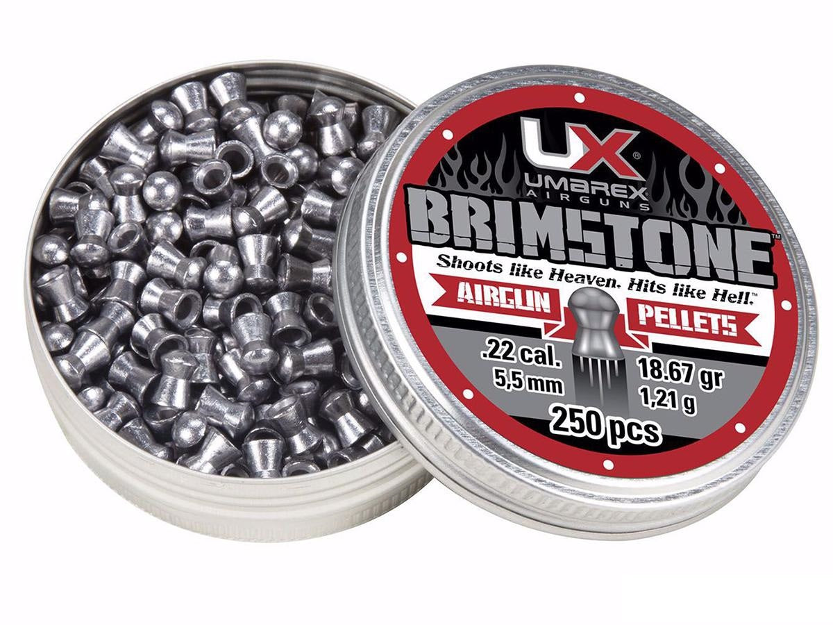 Umarex Brimstone Titan Series Dome Pellets (Model: .22cal / 250 Rounds)