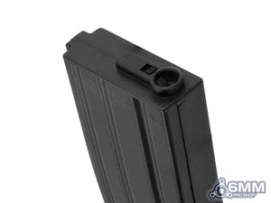 6mmProShop 140rd Mid-Cap Magazine for M4 Airsoft AEG Rifles (Color: Black / Single Magazine)