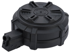 G&G Polymer 1500 Round Drum Magazine for MP5 Series Airsoft Electric Rifles