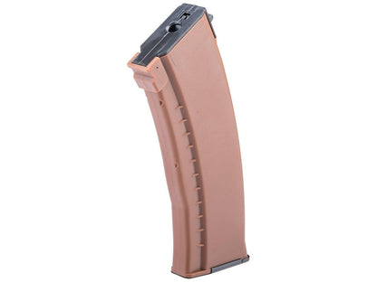 E&L Airsoft 120 Round Polymer AK-74 Mid-Cap Magazine  for AK Series Airsoft AEG Rifles (Color: Bakelite)