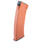 E&L Airsoft 120 Round Polymer AK-74 Mid-Cap Magazine for AK Series Airsoft AEG Rifles (Color: Orange)