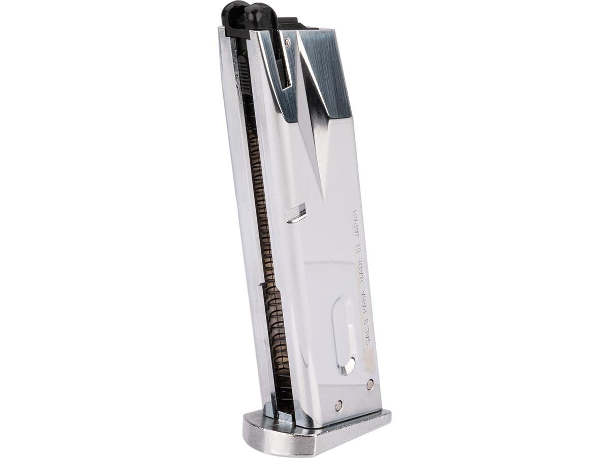 Tokyo Marui M9 Airsoft Green Gas Magazine (26 rounds) - Silver