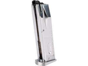 Tokyo Marui M9 Airsoft Green Gas Magazine (26 rounds) - Silver