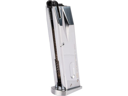 Tokyo Marui M9 Airsoft Green Gas Magazine (26 rounds) - Silver