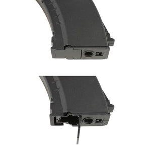 CYMA FlashMag Hi-Cap Magazine for AK Series Airsoft AEG Rifles (Color: Black / 520rd / AKM-Style)