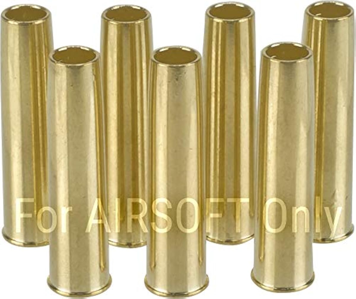Spare Brass Shells for Nagant Series Airsoft Co2 Revolvers - Set of 7