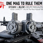 Angel Custom 1500 Round Firestorm Airsoft AEG Drum Flashmag (Body Only)