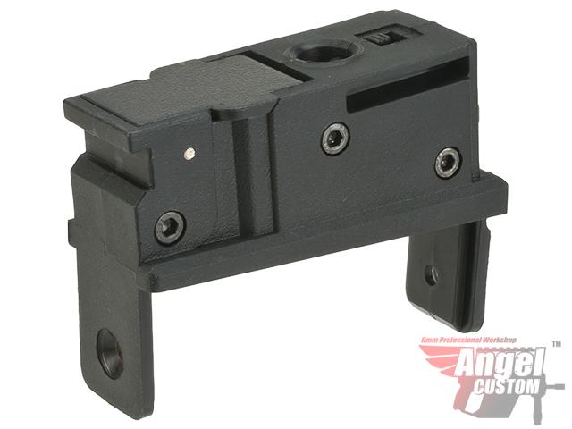 Angel Custom Magazine Adapter for Firestorm / Thunderstorm Airsoft AEG Drum Magazines (Model: AK / Black)