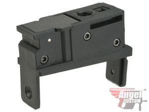 Angel Custom Magazine Adapter for Firestorm / Thunderstorm Airsoft AEG Drum Magazines (Model: AK / Black)